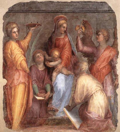 Jacopo Pontormo Sacra Conversazione oil painting picture
